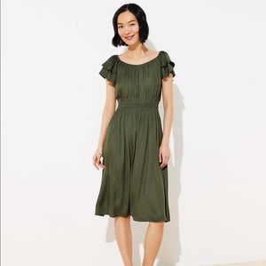 LOFT enchanted flutter dress